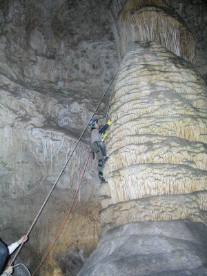 Sharon climbing Rock of Ages