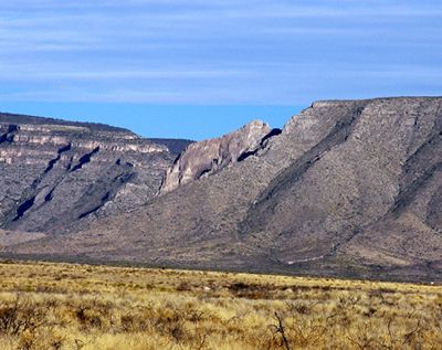 Elephant Rock at the entrance to Slaughter Canyon